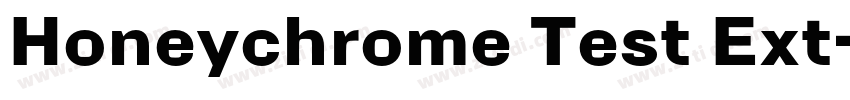 Honeychrome Test Ext字体转换